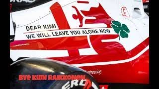 Bye Kimi Raikkonen 😢😢😢