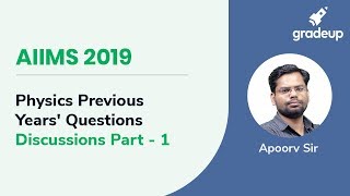 AIIMS 2019 | Physics Previous Year Questions Discussions Part - 01