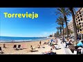 Torrevieja, Costa Blanca, Spain. Sunny Friday Morning Walking Tour to Popular Playa del Cura ☀️🇪🇸