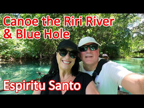 Canoe the Riri River and Swim in Riri Blue Hole - Shore Tours at Santo, Espiritu Santo, Vanuatu Video Thumbnail