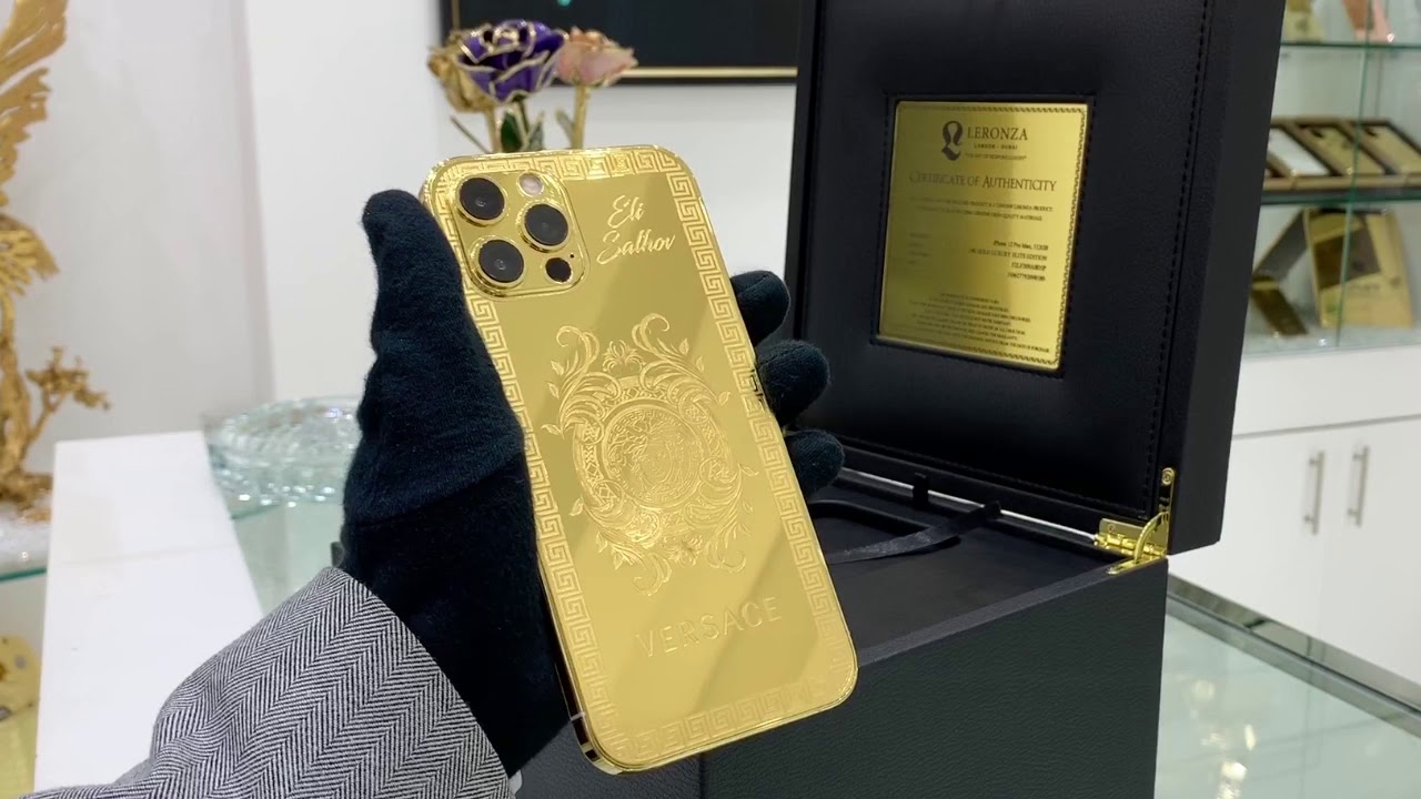 Leronza Luxury 24K Gold iPhone 12 Pro Max Elite Edition