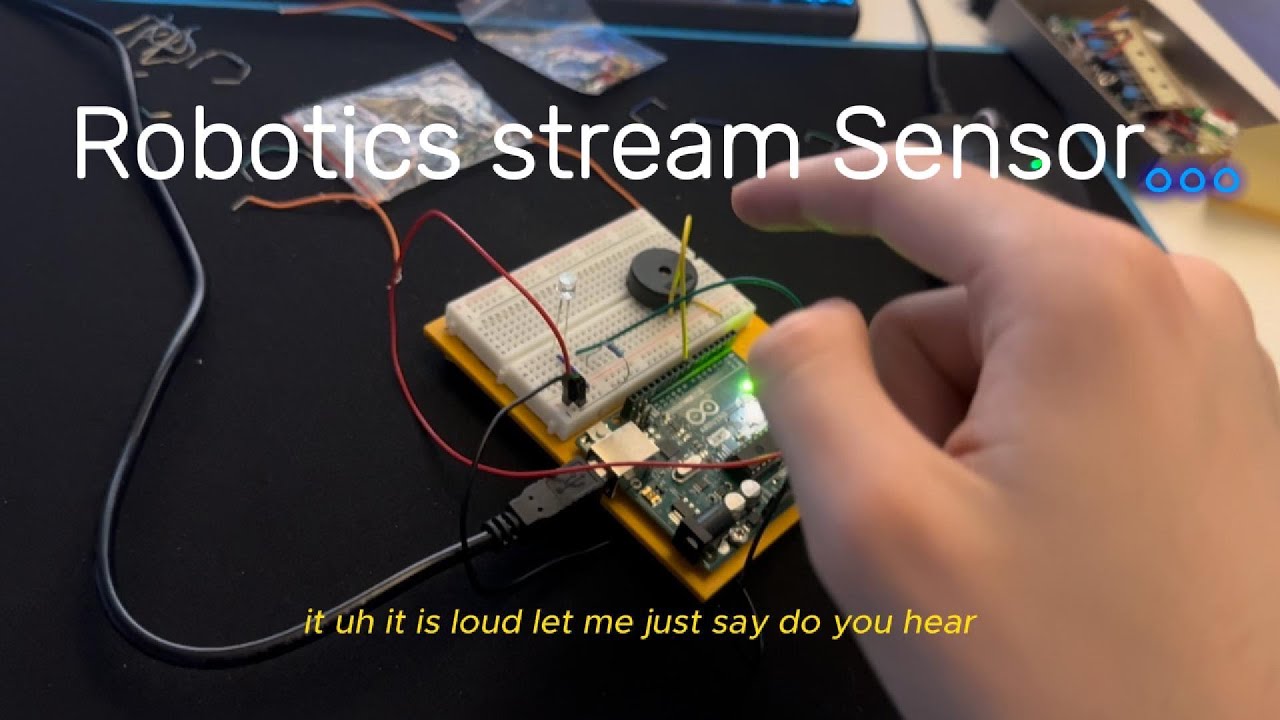 Robotics Sensor on stream - Arduino Starter Kit Project #6