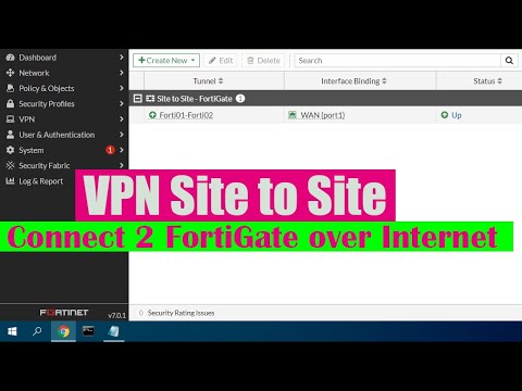 How To Configure VPN Site To Site On Fortigate