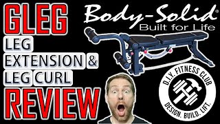Celebrity Body Solid GLEG Attachment: Adjustable Bench with Leg Extension and Leg Curl Wealth