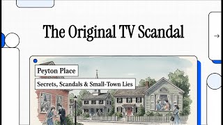 Peyton Place 1964 - Soap Opera Explained