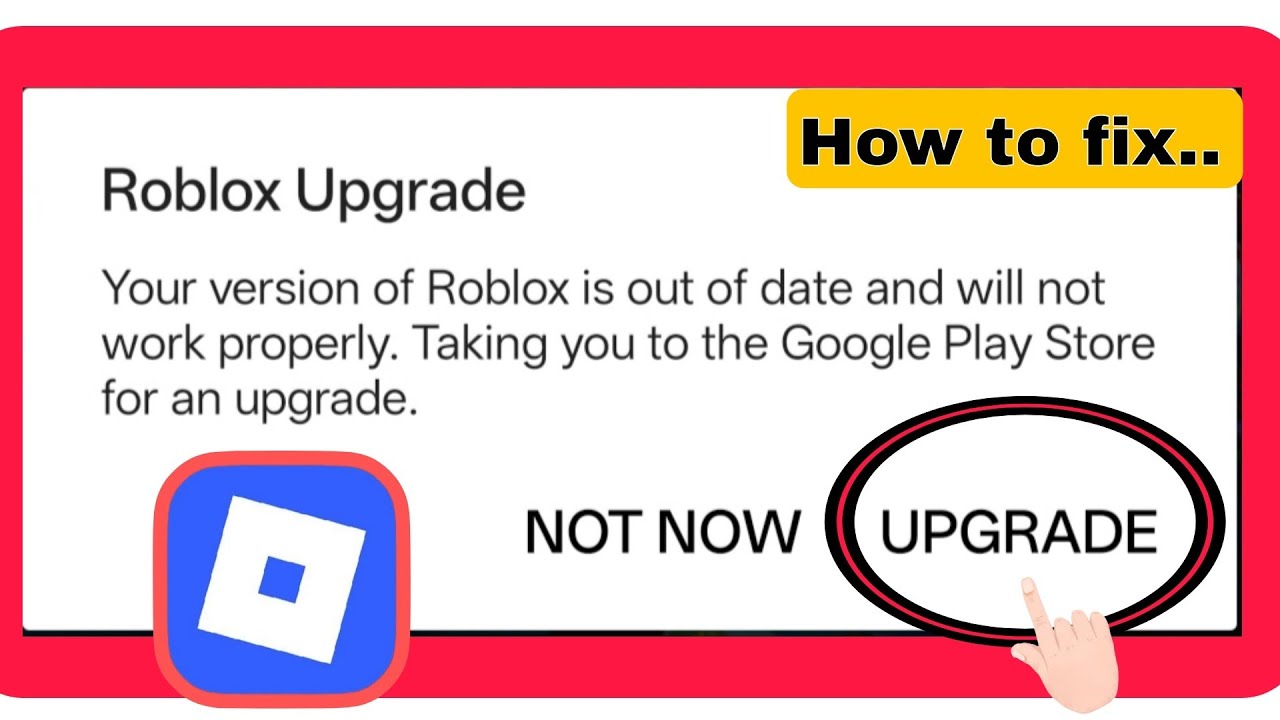 How To Fix Roblox Upgrade Problem Roblox Version Out Of Date Fix 2025 