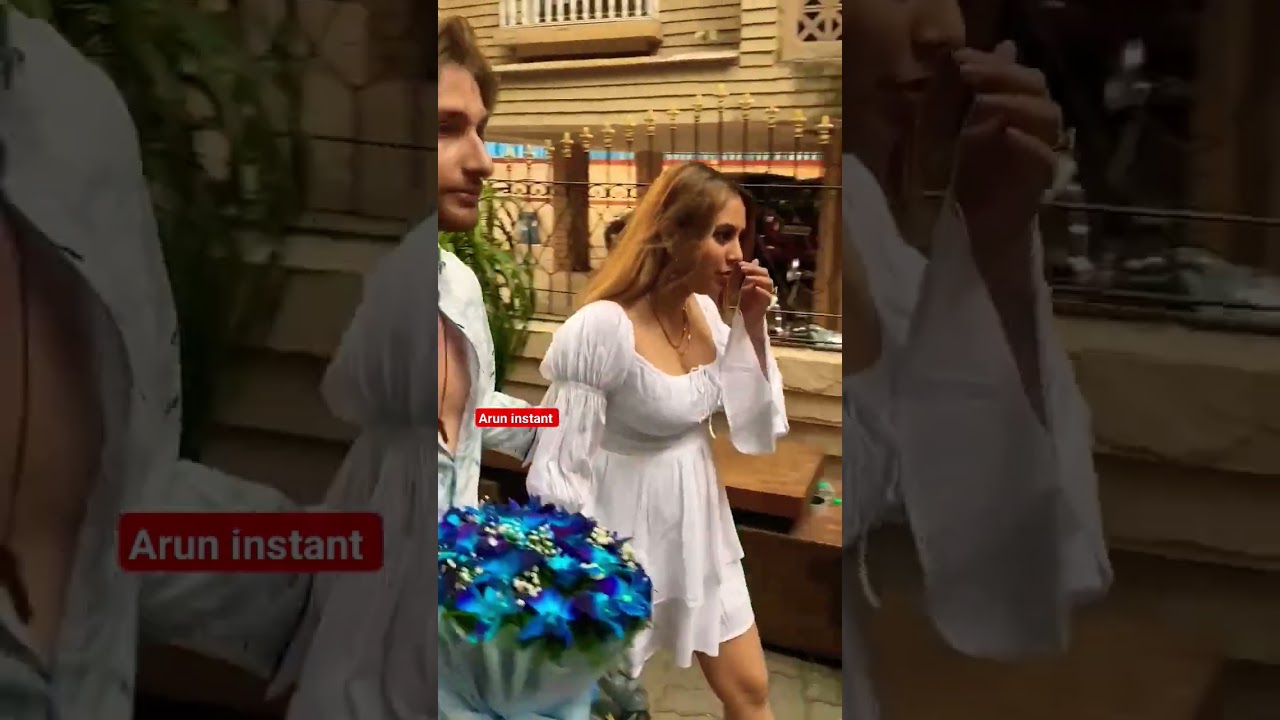 A quick intro sesh - that's Anurag Kashyap's daughter Aaliyah with her fiancé Shane Gregoire! 