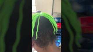 Darius Johnson Has Green Hair