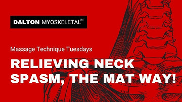 Hoe nekkrampen te verlichten met myoskeletale uitlijningstechnieken