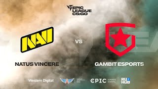 Natus Vincere vs Gambit - EPIC CIS League Spring 2021 - map2 - de_train [MintGod & TheCraggy]