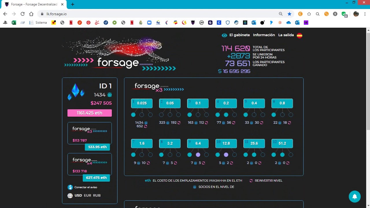 FORSAGE, COMO GANAR CON MATRIX X3 Y X4??? - YouTube