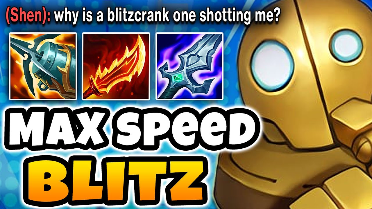 BLITZCRANK JUNGLE WITH 3.00 ATTACK SPEED CAN 1V1 ANYONE (SOLO BARON)