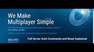 Photon Bolt Full Server Auth Commands explained