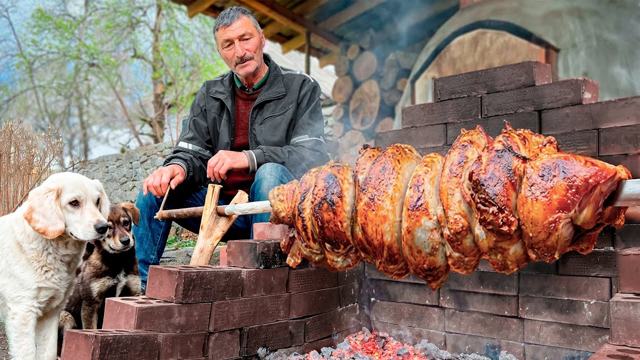 Giant Stuffed Beef Roulade Roasted the Village Way