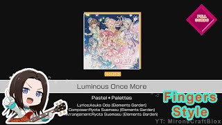 [Bandori - Pasupare] - Luminous Once More - Hard (Lyrics + Fingers Gameplay) - FULL COMBO