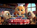 Mama Cat in Kitchen Cook Noodles for Her Kitten 🐾🍲#cat #cute #funny #funnyvideo