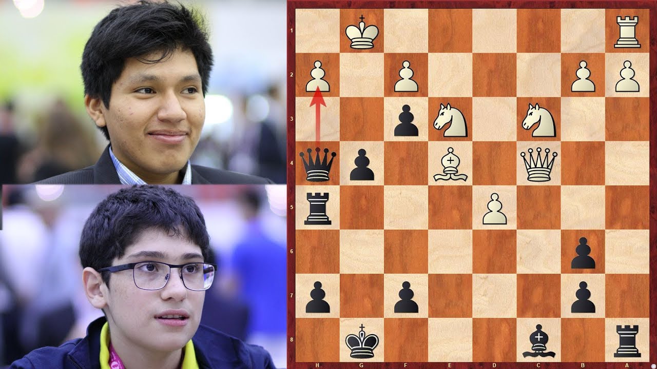 Alireza Firouzja vs. Jorge Cori || Hoogeveen Match 2019 || Partie 2