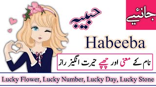 Habeeba Name Meaning In Urdu Habeeba Naam Ka Matlab Islamic Baby Girl Name