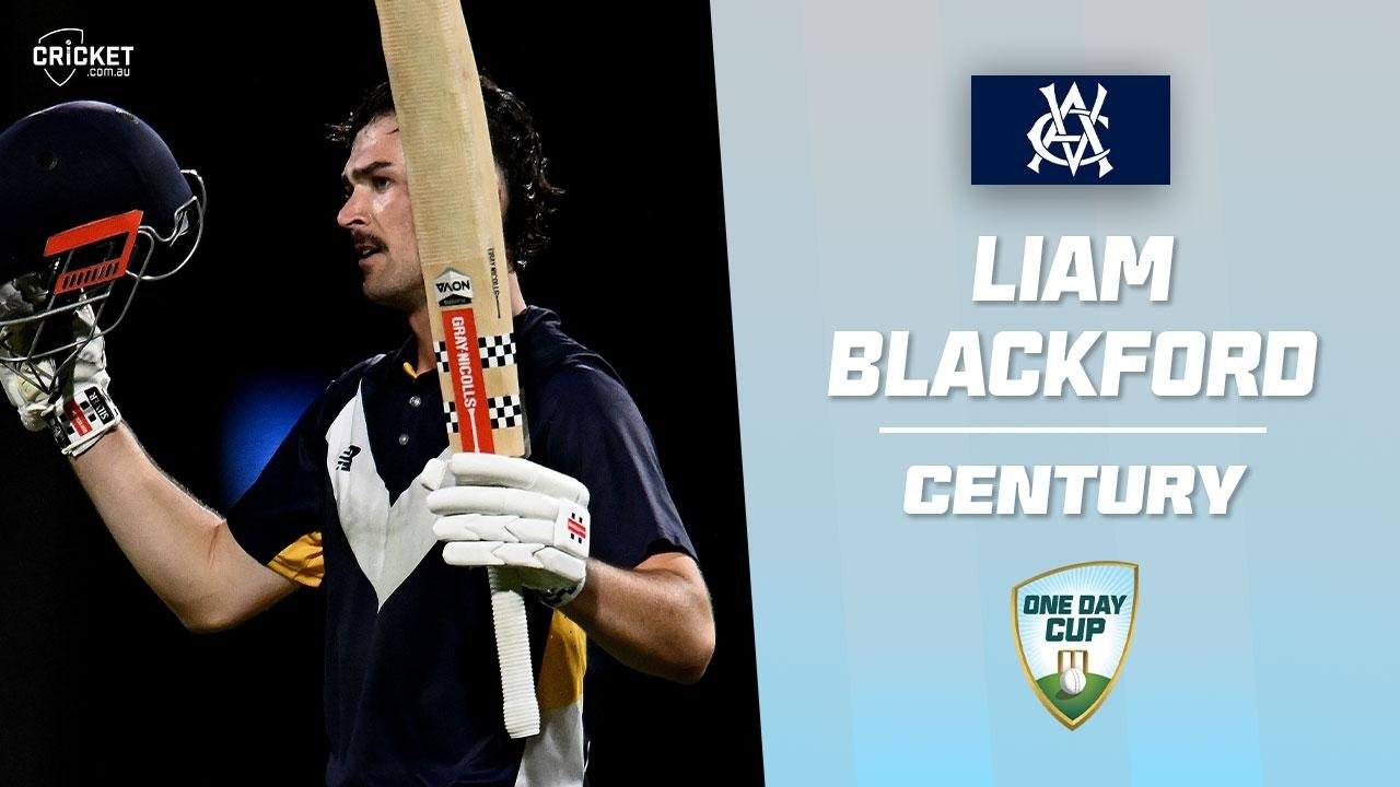 Blackford plays innings of his life on Vics debut | One-Day Cup 2026-27