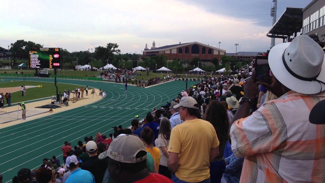 Trayvon Bromell at the Michael Johnson classic April 18, 2015