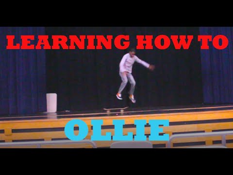 LEARNING HOW TO OLLIE - YouTube
