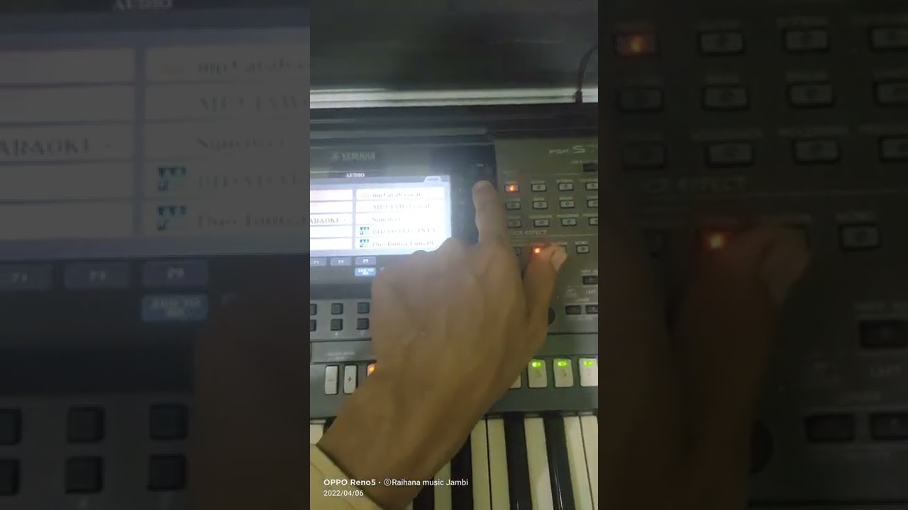 cara memutar MP3  pada Yamaha Psr