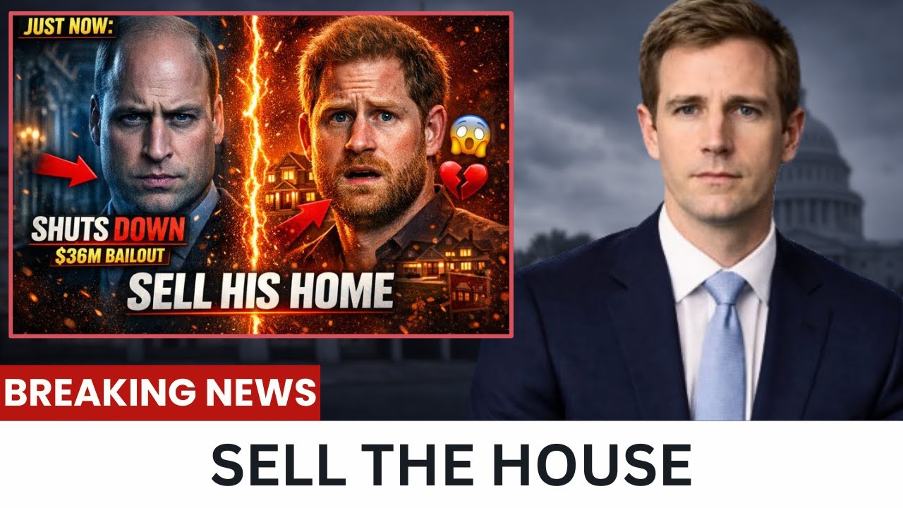 Prince William SHUTS DOWN $36M Bailout — Harry Told to Sell His Home