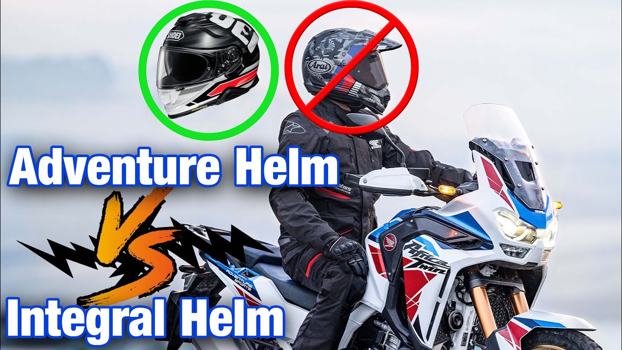 Adventure Helm VS Integral Helm | Warum Integralhelme zu 99% besser ist!