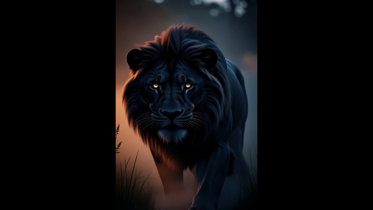 Shadowmane Lion 🦁 | Dark Fantasy AI 