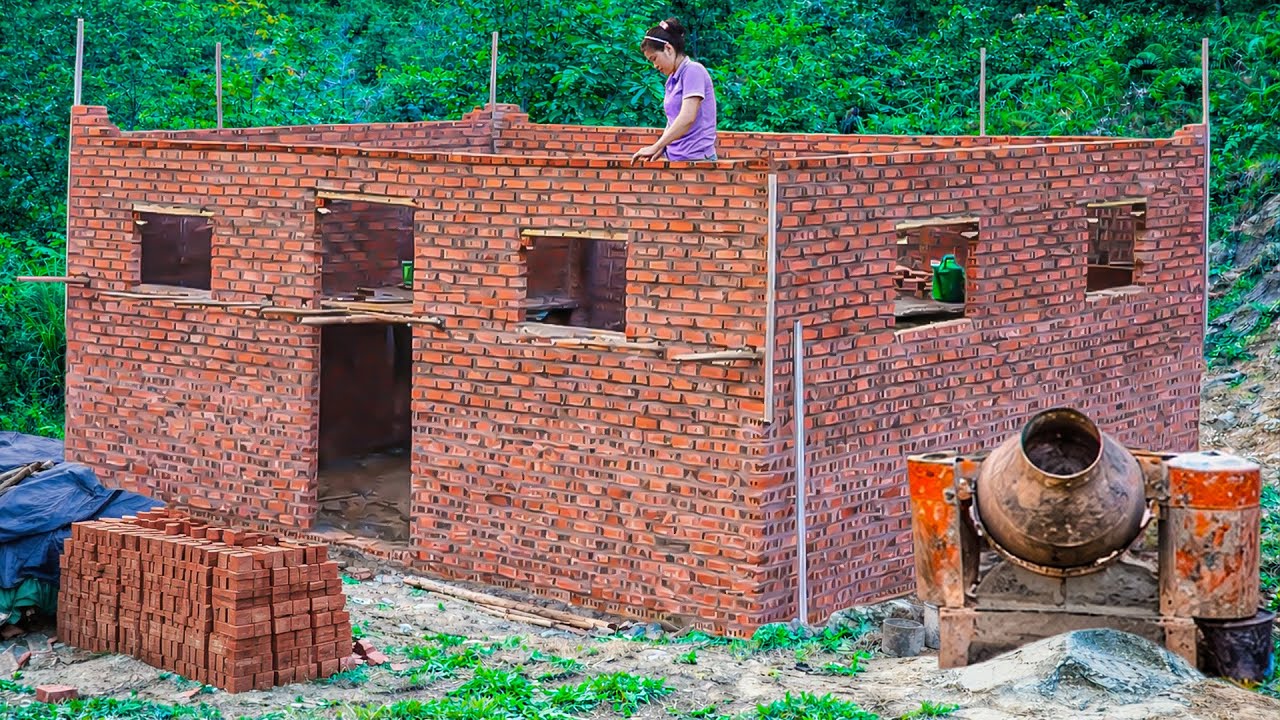 Building a House for the Elderly Woman: Completing the 3.5m High Walls and Airy Windows | Part 2