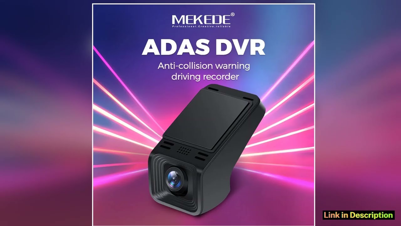 MEKEDE Car DVR Dash cam Full HD 1080P Night Vision Cam ADAS Car DVR ADAS Dashcam Video USB for Andr