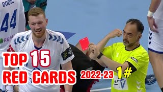 Top 15 Red Cards 2023 In Handball Ehf Champions League