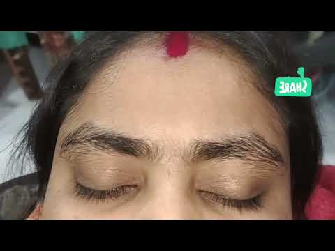 guidelines eyebrow threading tutorial//joint eyebrow threading step by step