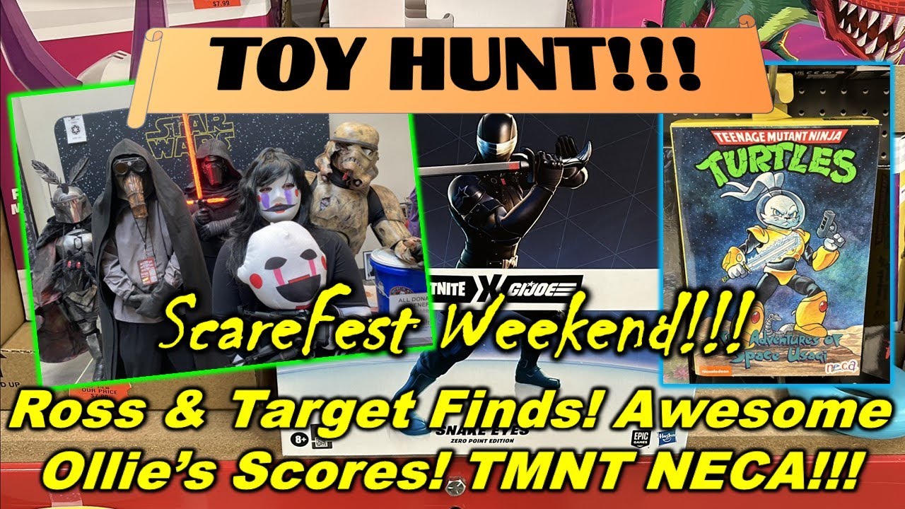 Toy Hunt!! ScareFest 2023!! More Ollie's Finds!! TMNT NECA and Much More On A Massive Hunt!!