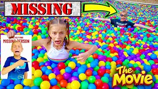 Lost My Brother In Ball Pit Pool Full Of 25,000 Colorful Ball Pall Pit Balls The Movie!