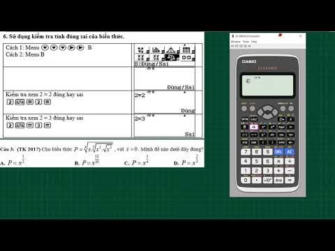 Video Hướng dẫn kiểm tra tính đúng sai bằng máy tính 580 - youtube