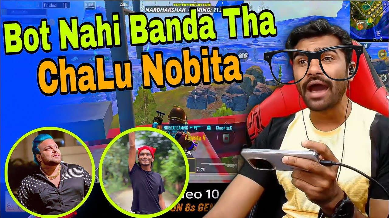Shreeman Legend And Chetan Trolling Nobita Gaming | Shreeman Legend Bgmi Funny Gameplay #bandilki