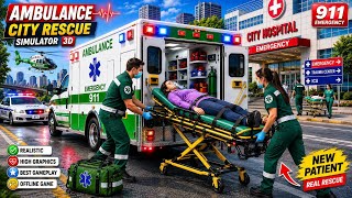 City Ambulance Rescue Simulator 3D Game 911 Us Emergency Ambulance - #ambulancegames #brazil #part23 screenshot 3
