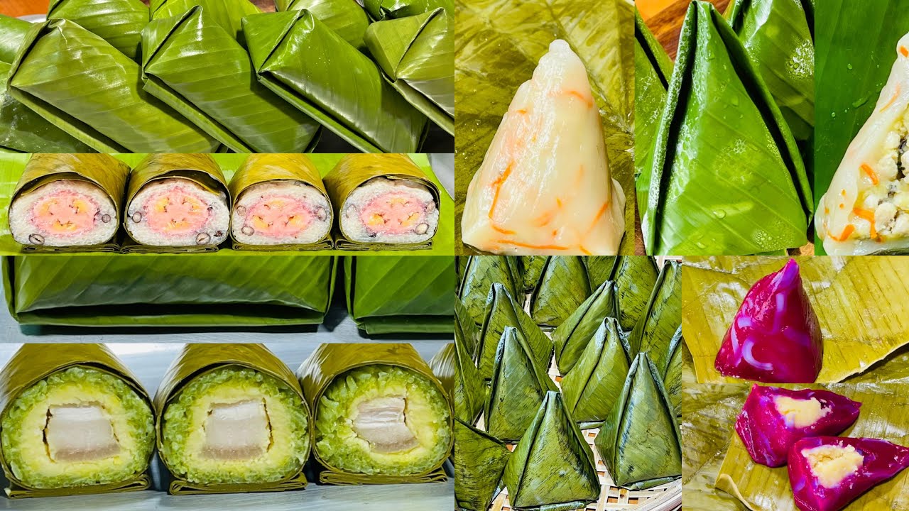 Gợi ý 4 món bánh gói lá chuối với các loại nhân mặn ngọt hấp dẫn