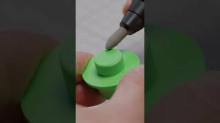 Tried Making An Easter Bunny Got A Ninja Turtle. Cleaned Up With Hoto Snapbloq Rotary Tool.