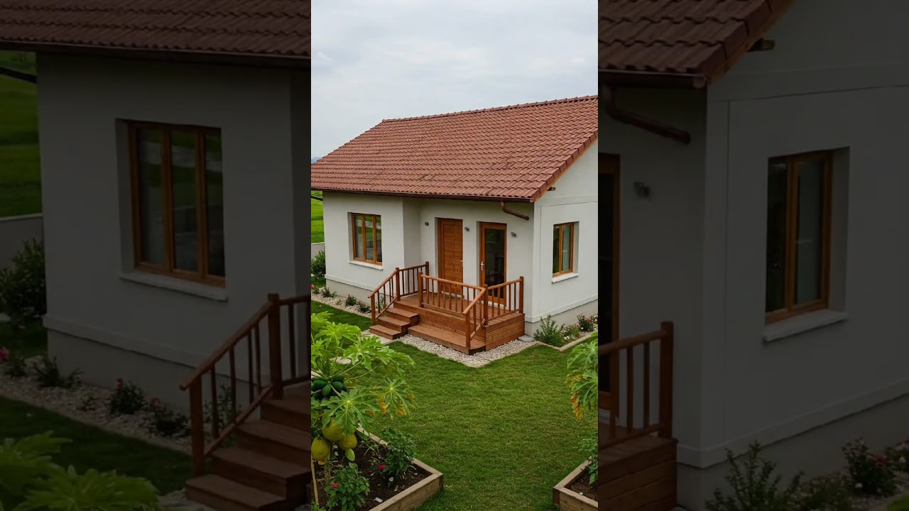 Beautiful southeast asia rustic house at countryside with natural landscape💖