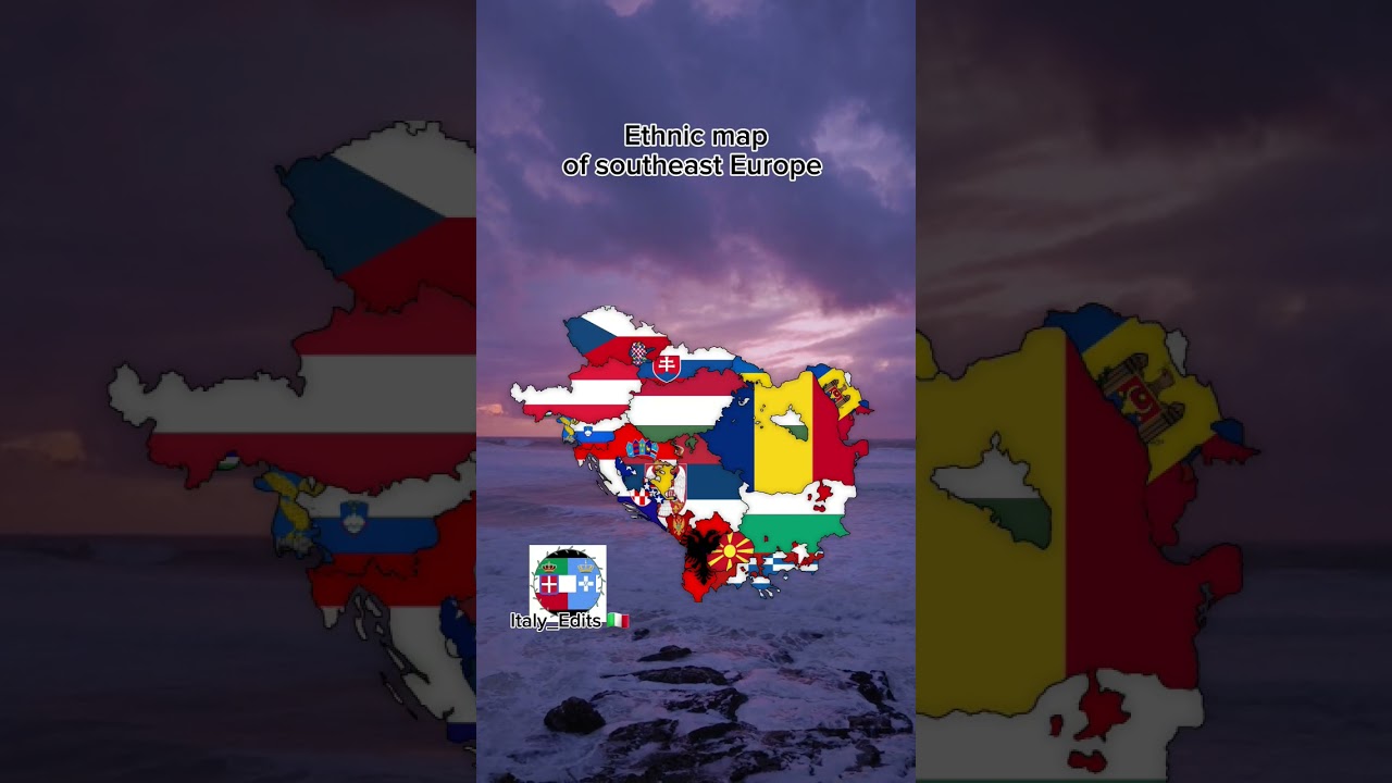 Ethnic map of southeast Europe 