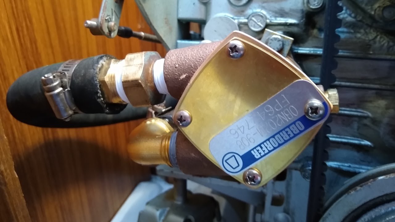 Episode 26 Raw Water Pump Replacement YouTube