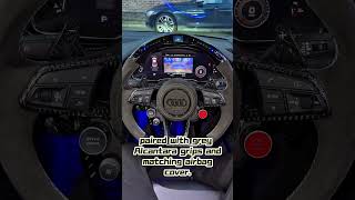 Audi R8 LED Carbon Fiber Racing Steering Wheel Upgrade | 3K Carbon Fiber + Alcantara