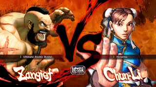USF4 Zangief vs Chun Li