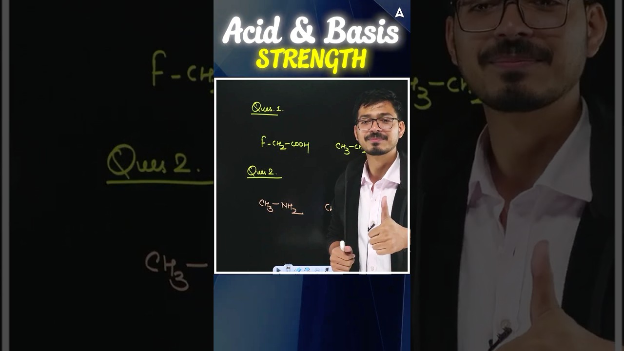 Acidic & Basic Strength Class 11 | Easy Trick by Hemant Sir