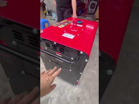 Chạy thử máy phát điện chạy dầu 5kw êm như ru ngủ #shorts #vinmax