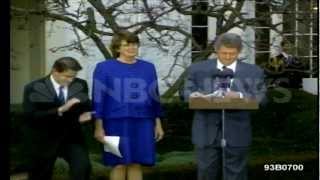 March 11, 1993: 1st Female Attorney General Janet Reno Confirmed - www.NBCUniversalArchives.com