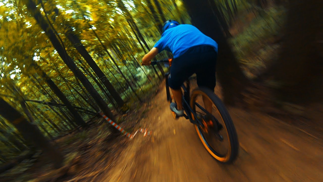 Скоростное FPV видео с соревнований по даунхиллу