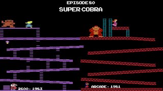 Arcade Games Vs Atari 2600 - Super Cobra screenshot 4